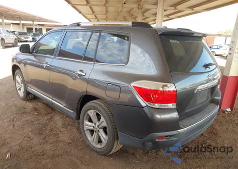 2012 Toyota Highlander Limited V6 z USA, uszkodzony, nr VIN 5TDYK3EH7CS087409